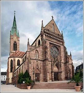 CAMPAGNE DE FRANCE ALSACE 1944 45  (23)EGLISE DE CERNAY Source de Clement CHARRUT